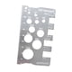 thumbnail image 4 of Clasificador de tamaño de pernos métricos de acero inoxidable compacto de calibre múltiple de rosca Herramienta de garaje para el hogar, 4 of 9