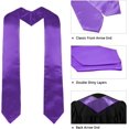 thumbnail image 2 of LAICAIW Graduation Stole for Unisex Adults Sash 60/72 Inches Long 16 Colors, 2 of 6