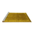 thumbnail image 2 of Ahgly Company Machine Washable Indoor Rectangle Oriental Yellow Traditional Area Rugs, 3' x 5', 2 of 4