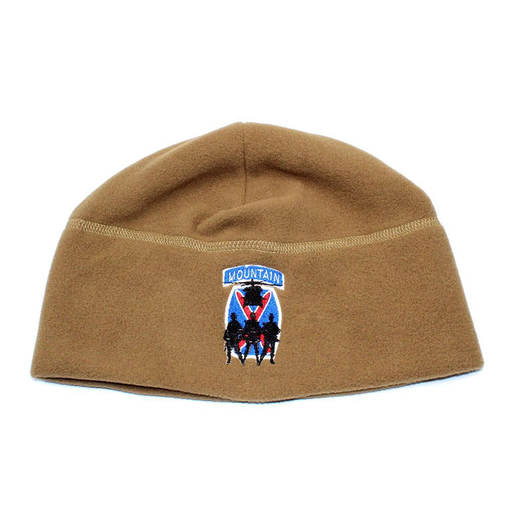 10th Infantry Division Men&Women Warm Winter Knit Plain Beanie Hat Skull Cap Acrylic Knit Cuff Hat 