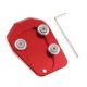 thumbnail image 2 of 1 Unidad licencia de Extensión Kickstand de Motocicleta Pieza Reemplazable Durable rojo kusrkot Placa de extensión de Kickstand, 2 of 6