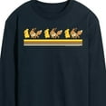 thumbnail image 3 of Pokémon - Pikachu Evee Retro - Men's Long Sleeve T-Shirt, 3 of 5