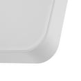 thumbnail image 3 of BALAHAPY Modern White Flush Mount Lamp Shade Cover Plastic Replacement for Studio and Office Ceilings, 3 of 7