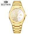 thumbnail image 1 of Men Quartz Watch Premium Arabic Numerals Marble Pattern Men's Quartz Wrist Watch - Luxury Waterproof Fashion Business Casual Sport Watches with Luminous Calendar Analogue Face, 1 of 4