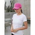 thumbnail image 3 of QSAWXQZ Women's Bling Baseball Cap Sparkle Crystal Studded Sun Hat Fashion Casual Outdoor Hat Free Size, 3 of 7