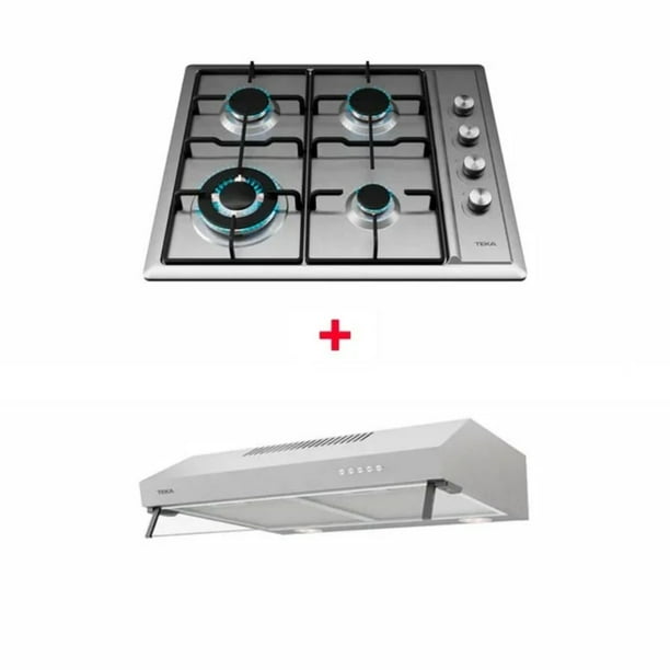 Combo Teka PACK DUETTO 60 PLUS Campana y Parrilla Acero Inoxidable