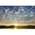 thumbnail image 2 of Paulson, Don 24x17 Black Ornate Wood Framed with Double Matting Museum Art Print Titled - WA, Seabeck, Olympic Mts Sunset over Hood Canal, 2 of 4