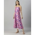thumbnail image 3 of Moomaya Womens Printed Sleeveless Summer Dress, Shoulder Strap Casual Maxi Dress, 3 of 8