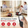 thumbnail image 4 of COOLHUT Under Desk Elliptical Machine, Portable & Quiet Ellipse Leg Exerciser for Seniors Fully Assembled, Electric Seated Pedal Exerciser with Remote Control & 12 Adjustable Speeds for Home Office, 4 of 7