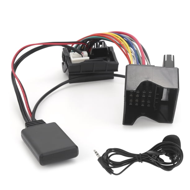 Bluetooth 5.0 AUX para coche-Adaptador de audio con cable IN compatible con Citroën C2/C3/C4/C5/C6 con micrófono