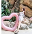 thumbnail image 4 of rose Boue De Piscine En Forme De Cur - Pour Adultes Et Enfants, 4 of 5