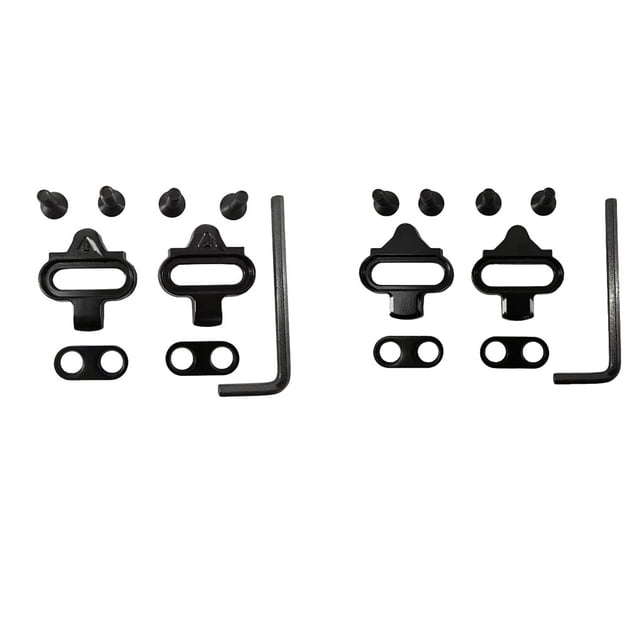 1 Pair Mountain Bike Pedal Bikes Riding Cleats with Spanner Replacement Bicycles Anti-skid Locking Plates Riding Equipment Accessories Type 1