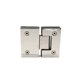 thumbnail image 1 of Eigraketly Clip de puerta de vidrio pulido de 180 grados, bisagra de escaparate montada en la pared, piezas de repuesto, abrazadera plegable para muebles de Artesanía Eigraketly TO012055-01B, 1 of 6