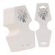 thumbnail image 5 of 100 Uds collar etiqueta colgante Fodable preperforado paquete s etiqueta F Baoblaze Tarjeta plegable para collar, 5 of 7