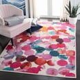 thumbnail image 2 of SAFAVIEH Lillian Henrietta Polka Dot Area Rug, Rose/Light Blue, 8' x 10', 2 of 7