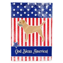 Carolines Treasures BB3289GF USA Patriotic Border Terrier Flag Garden Size Small multicolor