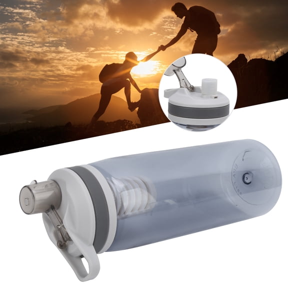YOUTHINK Water Bottle Filter, Convenient 770ml Filtered Water Bottle For Camping Hiking Emergency For Outdoor Adventure