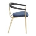 thumbnail image 4 of Chaise de table glamour Vanessa de LumiSource, 4 of 9