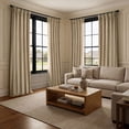 thumbnail image 3 of Half Price Drapes Museum Taupe Heritage Plush Velvet Room Darkening Curtains (1 Panel), 50W X 120L, 3 of 10