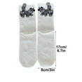 thumbnail image 2 of Cute Funny Dog Pattern Mid-Calf Socks with Balls - Breathable Cotton Blend & Stretchy Fit Novelty Socks for Women, Casual Comfortable Socks for Daily Wear Home Office School, 6.7*3in, White, 2 of 4