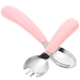 thumbnail image 3 of 1 Set of Children Fork Spoon Kids Dining Tableware for Home Children Eating Gadget, 3 of 9