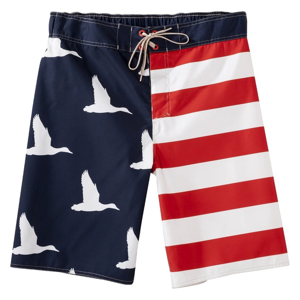 Dynasty Ducks American Flag Board Shorts