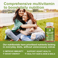 thumbnail image 5 of (3 PACK)Multivitamin for Men & Women - Multivitamin with Vitamin A, C, D, E & B12, Zinc, Calcium & More, Immune & Nervous System Support, 360 Capsules, 5 of 6