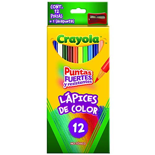 Crayola Matite Colorate Lunghe 12 Pezzi, Legno Riforestato, Colori Morbidi, Ideali Per Scuola E Hobby Creativi - 2