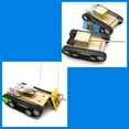 thumbnail image 4 of KLKCMS DIY Wooden Kids Science Experiment Kits RC Tank 3D Puzzle 4 Automatic, 4 of 5