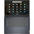 thumbnail image 4 of Lenovo IdeaPad 3 Chromebook 14" HD Laptop, MediaTek MT8183 Octa-Core Processor, ARM Mali-G72 MP3, 4GB RAM, 64GB eMMC, Chrome OS, Abyss Blue, With 5ave Mousepad, 4 of 5
