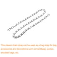 thumbnail image 3 of Unique Bargains Purse Chain Strap, 24' Purse Strap Shoulder Bag Replacement Strap, White&Silver, 3 of 6