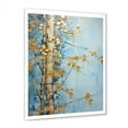 thumbnail image 3 of Designart "Zen Moment With Blue And Gold Bamboo VI" Bamboo Picture Framed Wall Decor, 3 of 5