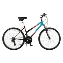26" Trail 21-Speed Suspension Women's Mountain Bike, Black