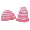 thumbnail image 2 of Caja de almacenamiento transparente rectangular con tapa, caja de polipropileno, caja de embalaje de plástico transparente de 150 mm de largo, 2 of 2