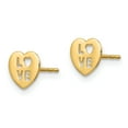 thumbnail image 2 of 14k Madi K Love Heart Post Earrings, 2 of 3