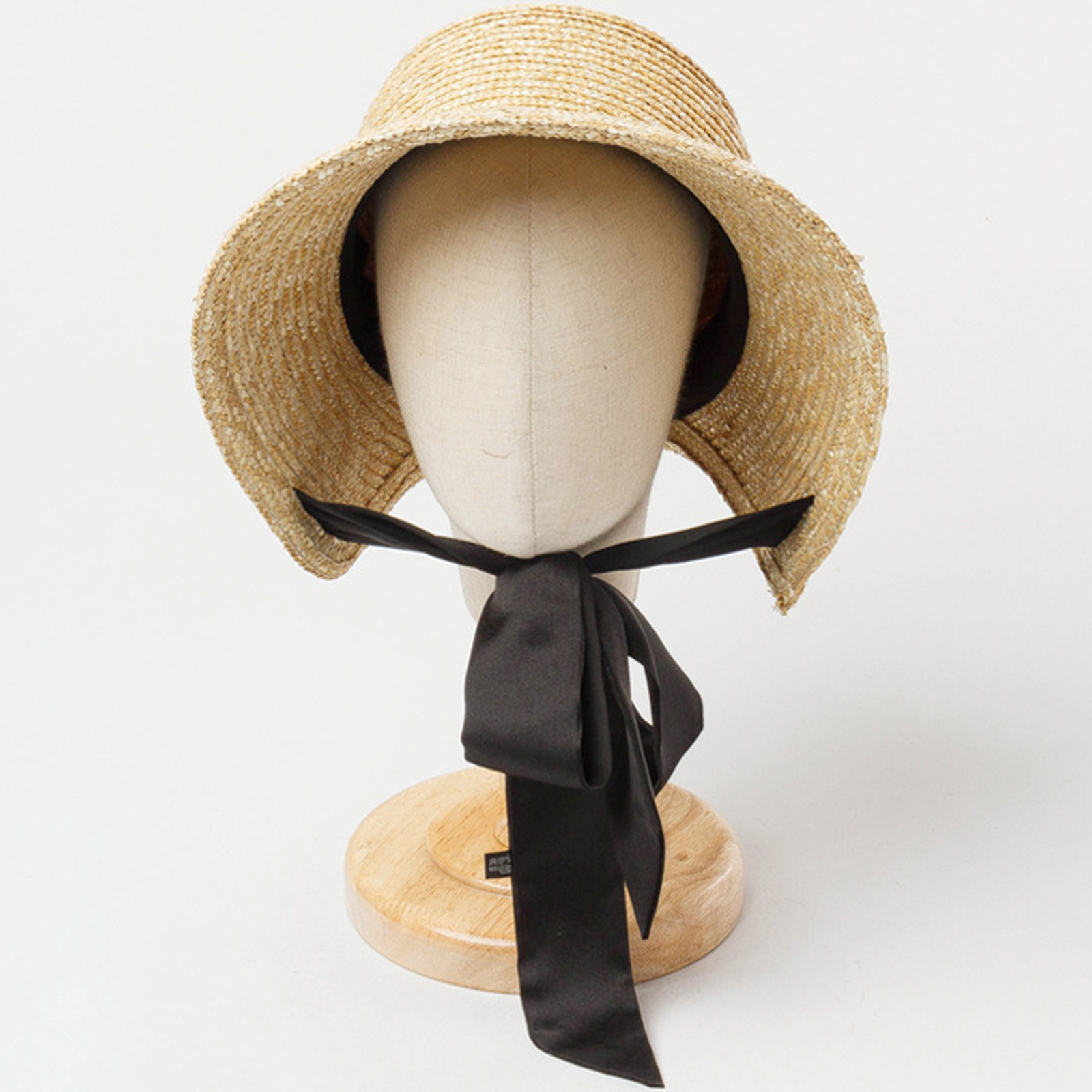 Self-tie Chin-Strap Black Back Strap 