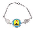 thumbnail image 1 of Musica hip hop la realidad de mi sitio Pulsera pulsera pulsera alas de ángel pulsera, 1 of 3
