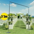 Telescopic Wedding Backdrop Stand Pipe Drape System for Wedding and