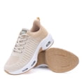thumbnail image 5 of Women's Running Shoes Lightweight Tennis Athletic Gym Walking Sneakers Beige Size 9, 5 of 6