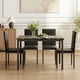 thumbnail image 2 of Comedor para 4 Personas con Sillas de Metal y Mesa de Mármol Sintético Laminado – Moderno y Compacto, 2 of 7