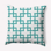 E by Design Bamboo Indoor/Outdoor Throw Pillow