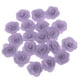 thumbnail image 1 of 20 cabezas de flores artificiales de camelia de seda, rosas, hechas a mano, para manualidades, capullo de flor de 4 cm Luz púrpura, 1 of 9