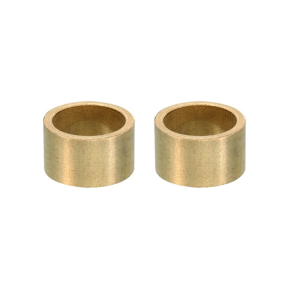 M16 Brass Spacers, 2 Pcs Metal Spacer Brass 16mm ID x 20mm OD x 12mm L Screw Standoff for 5/8 Inch or M16 Screw