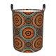 thumbnail image 1 of Fotbe African Tribal Style Cesto de Ropa con Asas, Cesto Impermeable de Gran Capacidad, Bolsa de Lavado para Dormitorio, Cesto de Ropa con Ruedas y Asas-Medium, 1 of 6