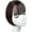Chocolate Brown, variant on Aorsher Womens Hair Accessories 10 Inch Synthetic Wig Womens Thin Hair Hair Accessories Hairpieces with Bangs Chocolate Brow