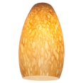 thumbnail image 1 of Access Lighting 23112-AMST Inari Silk Amber Stone Glass Shade, 1 of 1