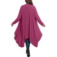 thumbnail image 6 of Cueply Women's Plus Size Cardigan Lightweight Long Sleeve Maxi Long Knitted Tops Open Front Sweater, 6 of 6