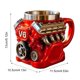 thumbnail image 4 of Taza de café con motor de resina, taza de café mecánica, taza de bebida Steampunk 3D coleccionable para entusiastas de los automóviles., 4 of 7