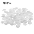 thumbnail image 3 of Screw Cap Covers, 120 Pack 11.8x3.3mm Plastic Screw Decoration Cover, Light Gray, 3 of 5