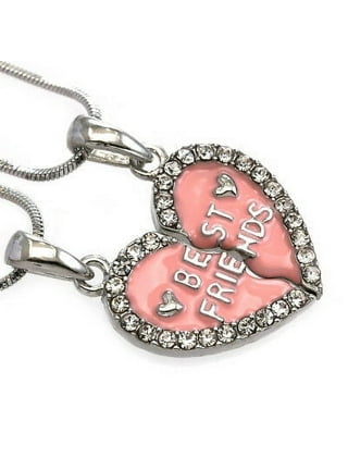 Fashion Best Friends Honey Love Couple Pendant Necklace 2 Pcs/ Set